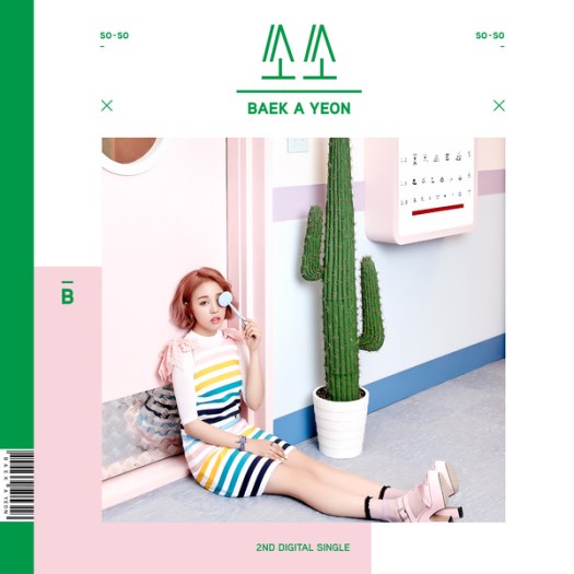 baek ah yeon 2nd digital single So So